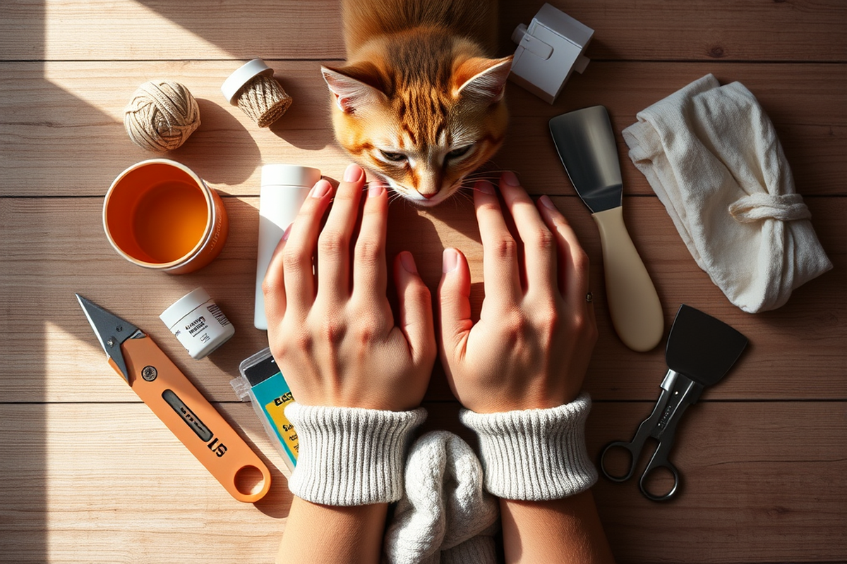 easy budget senior cat care — Easy Budget Senior Cat Care (the finished result)