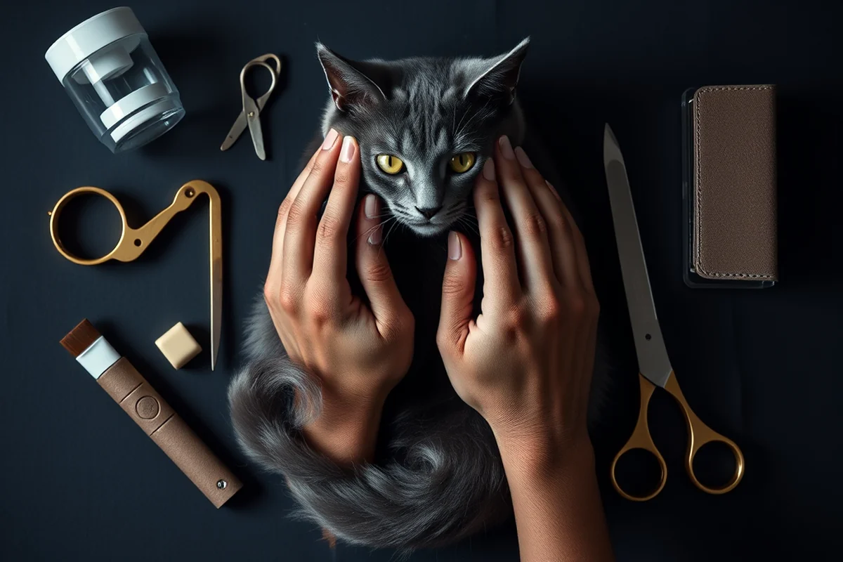 russian blue cat — Russian Blue Cat (the finished result)