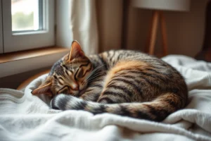 Domestic Short-Haired Tabby Cat