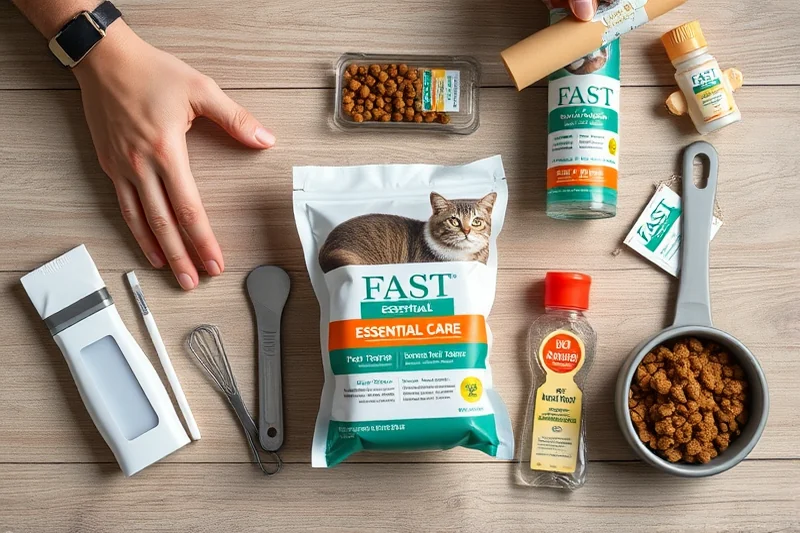 fast essential care senior cat food — Fast Essential Care Senior Cat Food (the finished result)