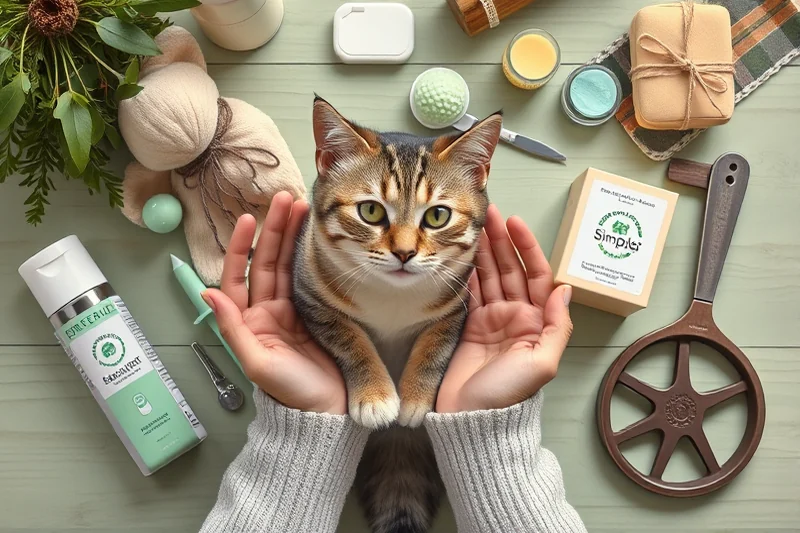 simple senior cat care product — Simple Senior Cat Care Product (the finished result)